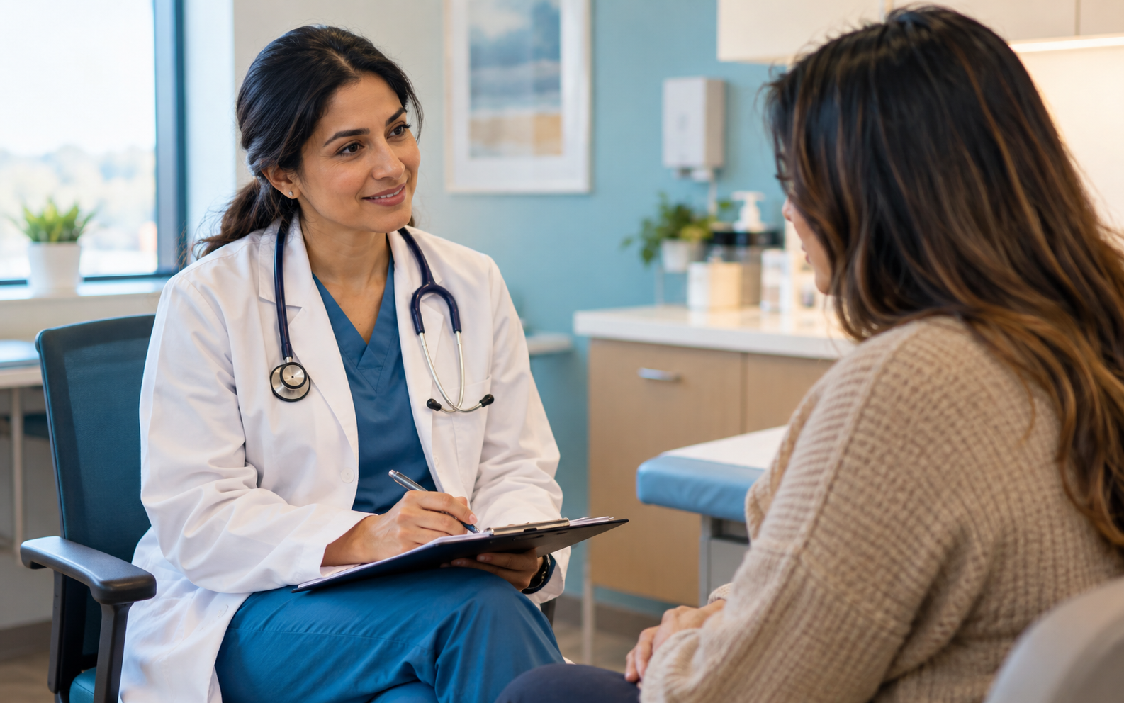 A consultation room at the clinic